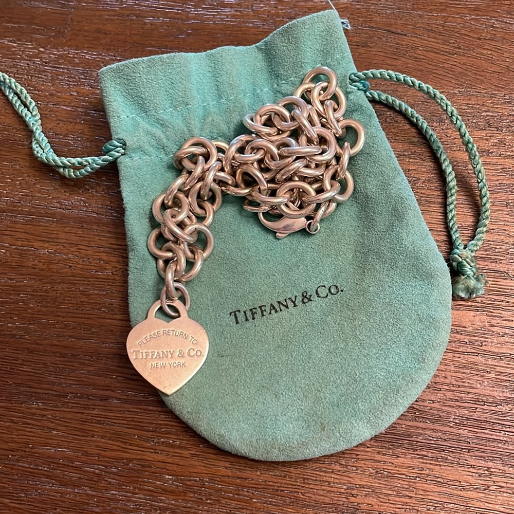 Authentic Tiffany & Co Heart Tag Necklace